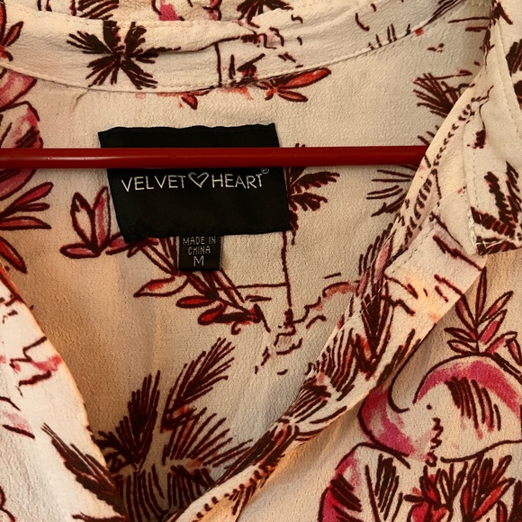 Velvet Hearts Button Down Dress - Picture 3 of 4